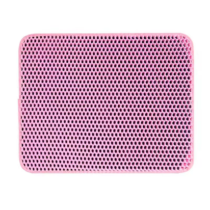 Revolutionary Double Layer Cat Litter Mat - Waterproof, Non-Slip, and Washable for Ultimate Cleanliness