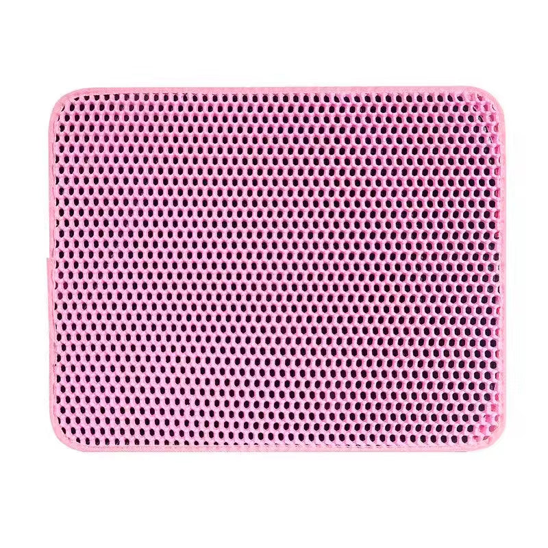 Revolutionary Double Layer Cat Litter Mat - Waterproof, Non-Slip, and Washable for Ultimate Cleanliness